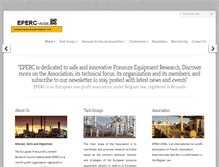 Tablet Screenshot of eperc-aisbl.eu